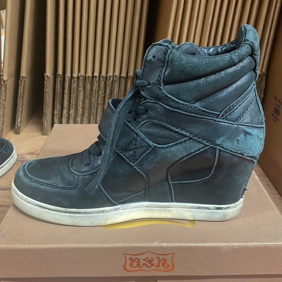 Ash As-cool Ter wedge sneaker black size 40 - Picture 11 of 17